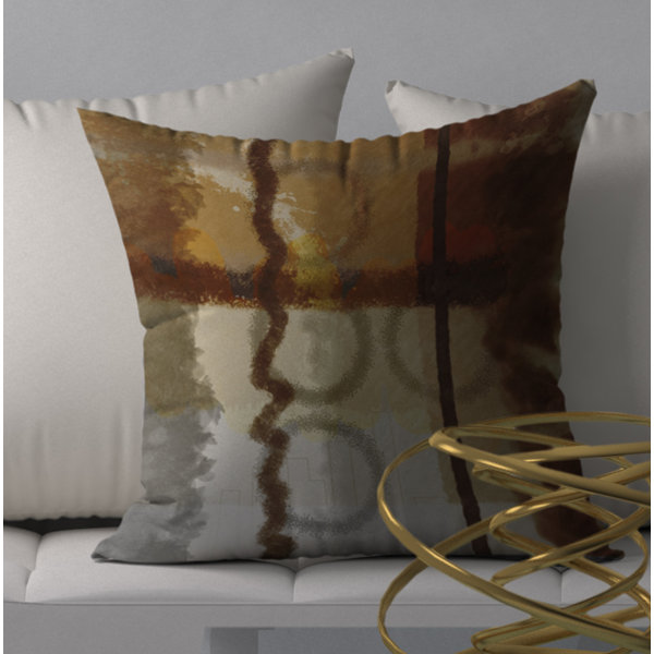 Orren Ellis Drool Fizz Decorative Square Pillow Cover & Insert Wayfair